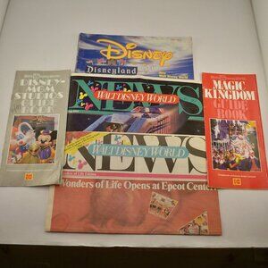 Disney World 1991 Guide, Magazine, Newspapers Vintage Ephemera